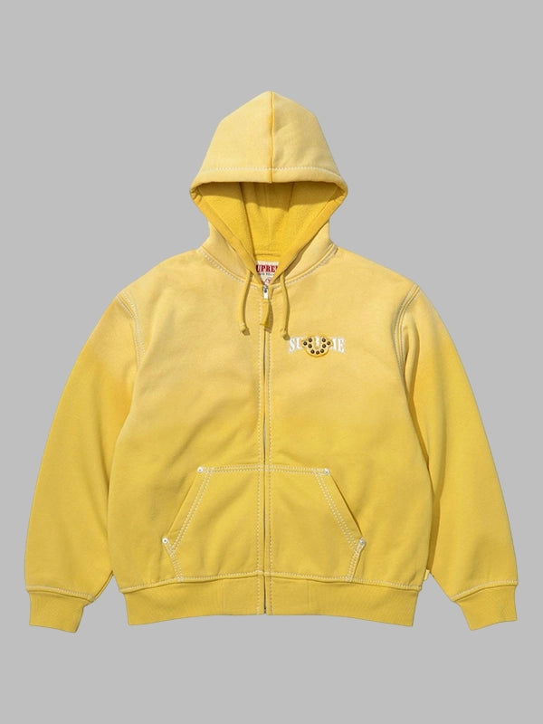 2025 Supreme x True Religion Zip Up Hoodie In Yellow