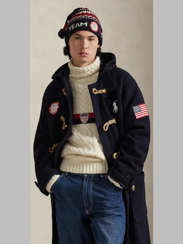 2026 Winter Olympics Team USA Flagbearer Polo Ralph Lauren Toggle Coat