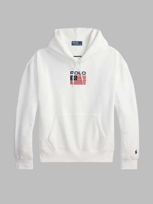 2026 Polo Ralph Lauren USA Team White Flag Hoodie