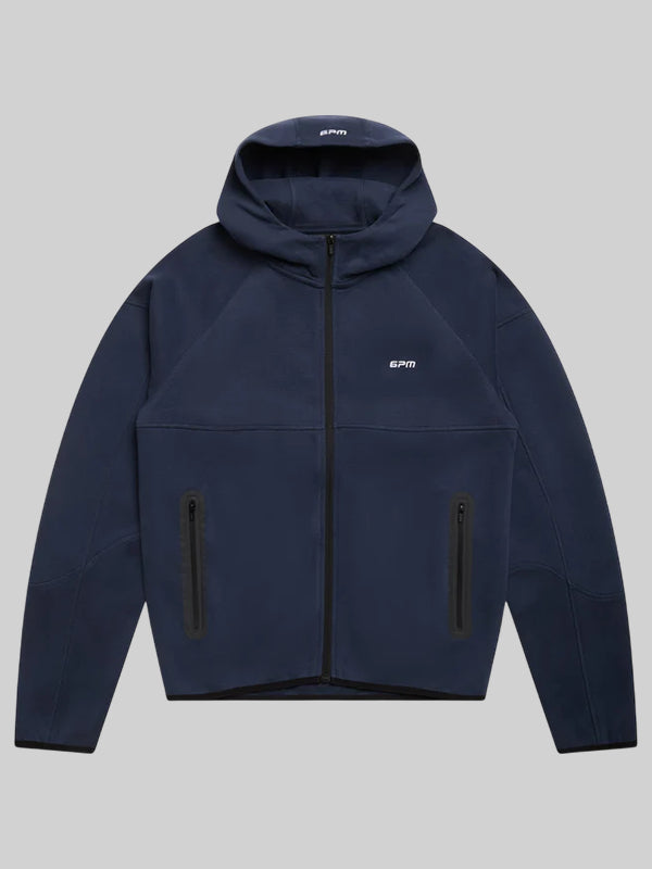 6PM Hooded Roadman Jacket Navy