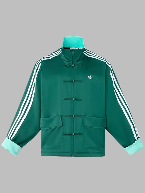 Adidas CNY Tang Satin Track Jacket Green