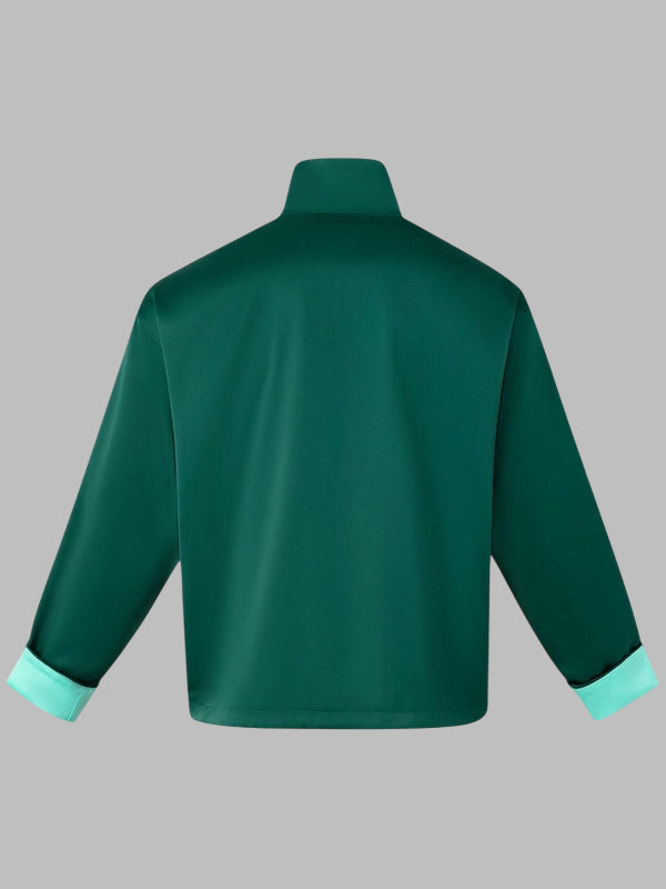 Adidas Chinese New Year Tang Satin Track Green Jacket