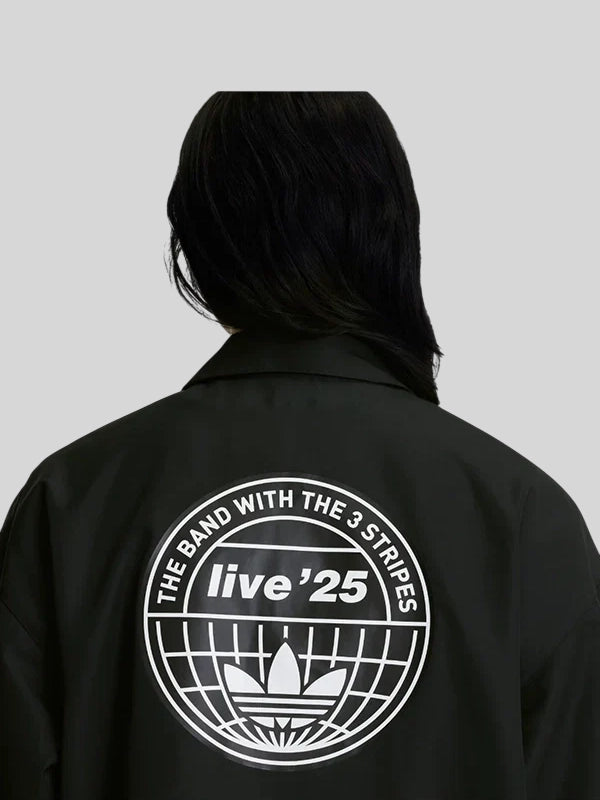 Adidas Originals x Oasis Tour Coach Jacket Black