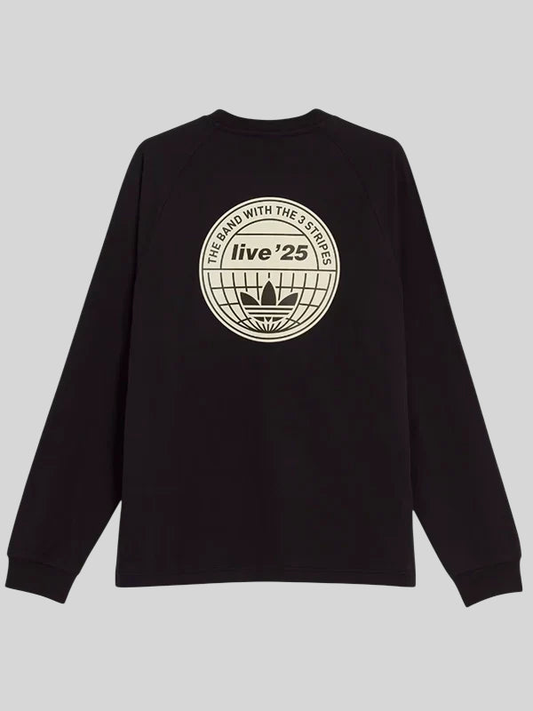 Adidas x Oasis Tour 3 STRIPES Sweatshirt Black
