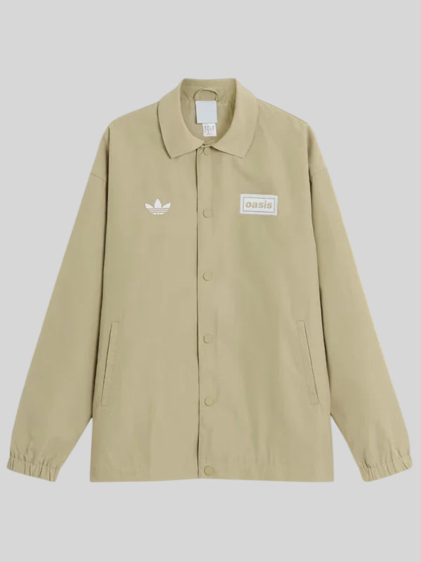 Adidas x Oasis Tour Coach Jacket Khaki