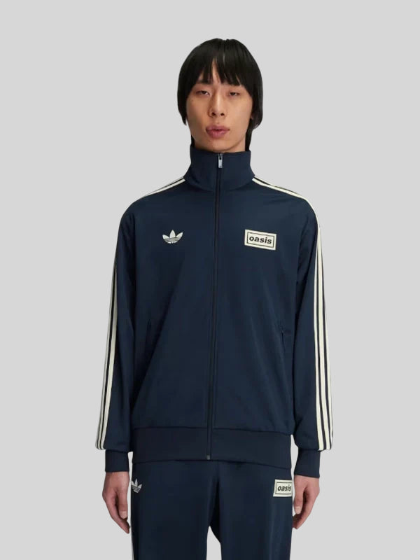 Adidas x Oasis Tour Track Jacket Navy Blue
