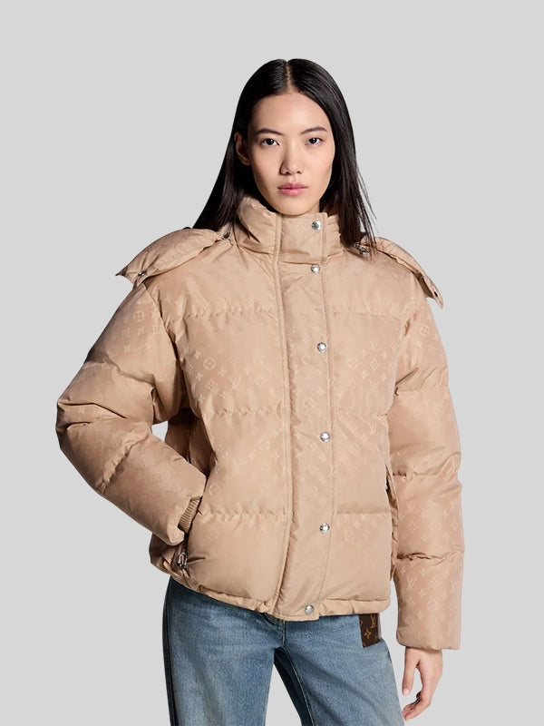 Beige Puffer Jacket