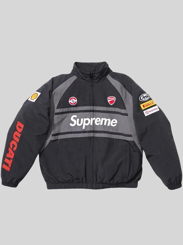 Black Supreme Ducati Track Jacket