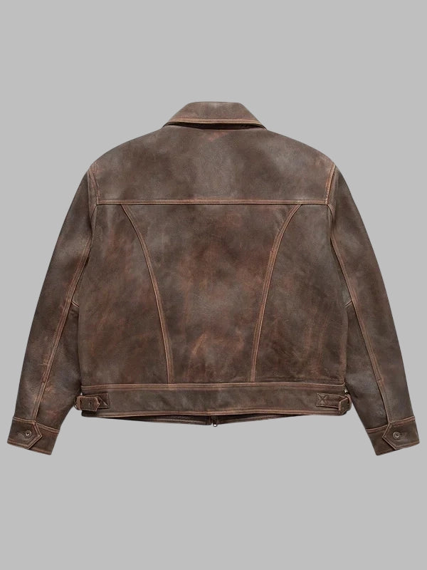 Brown Mutimer Leather Jacket