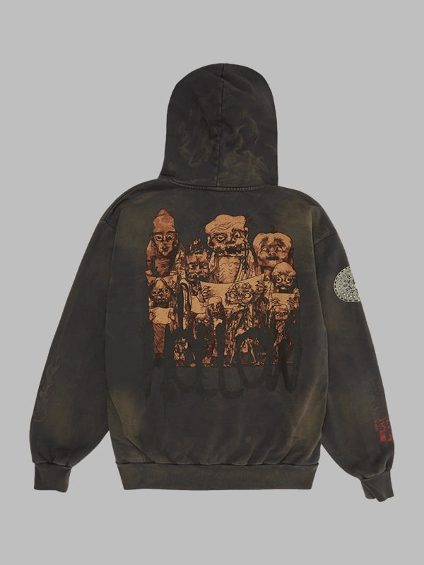 CJ Cactus Jack x Takashi Murakami Hollow Hoodie