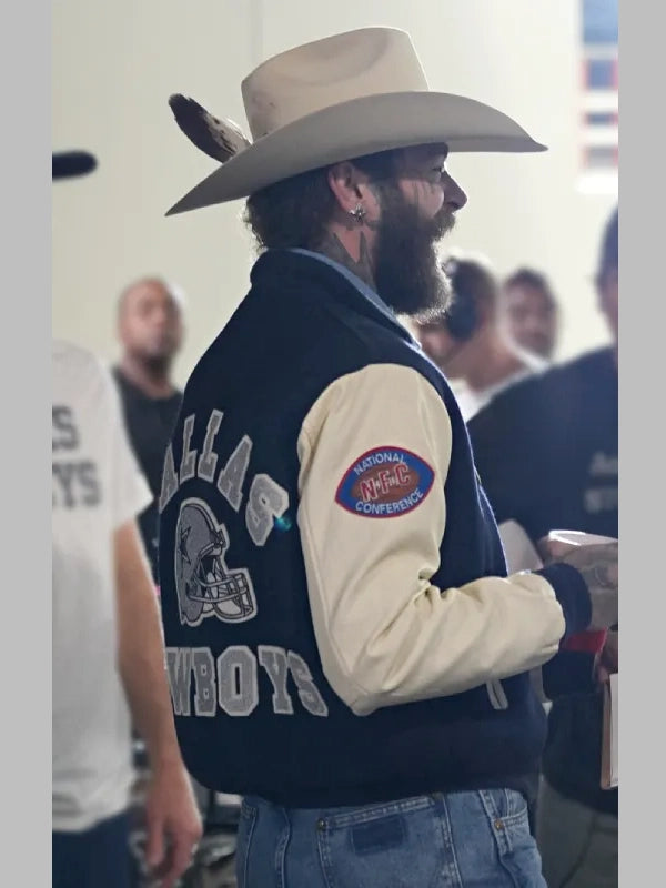 Dallas Cowboys Post Malone Varsity Jacket
