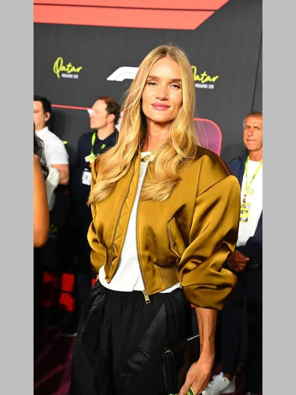 Formula 1 Qatar Grand Prix 2025 Golden Rosie Huntington Jacket