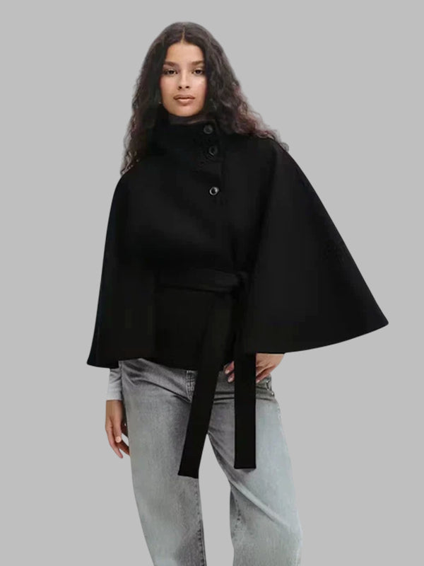 Gina Tricot Cape Jacket Black