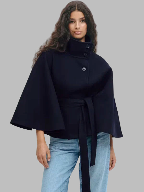 Gina Tricot Cape Jacket Blue