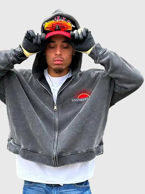 Gv Gallery Raspberry Hills Hoodie Grey
