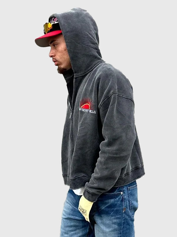 Gv Gallery Raspberry Hills Zip Up Hoodie
