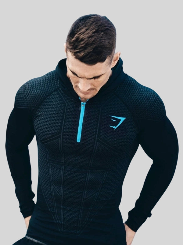 Gymshark Onyx V1 Black Fleece Hoodie