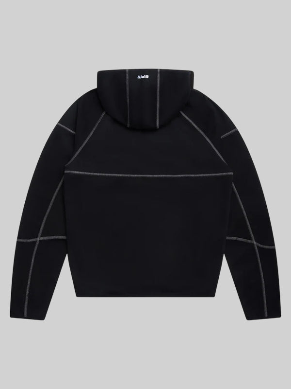 Hooded Roadman 6PM Jacket In Black