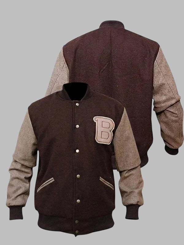 Hotline Miami Brown Cosplay Letterman Varsity Jacket Payday 2