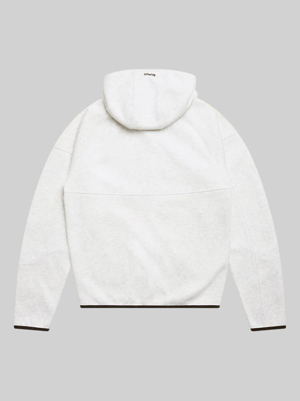 Light Heather Grey Hooded Roadman 6PM Jacket