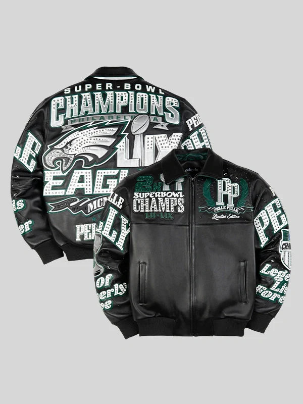 Meek Mill Eagles Jacket Pelle Pelle
