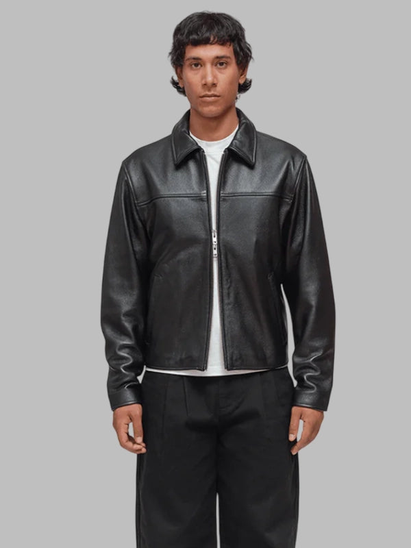 Men's Mutimer Black Leather Jacket
