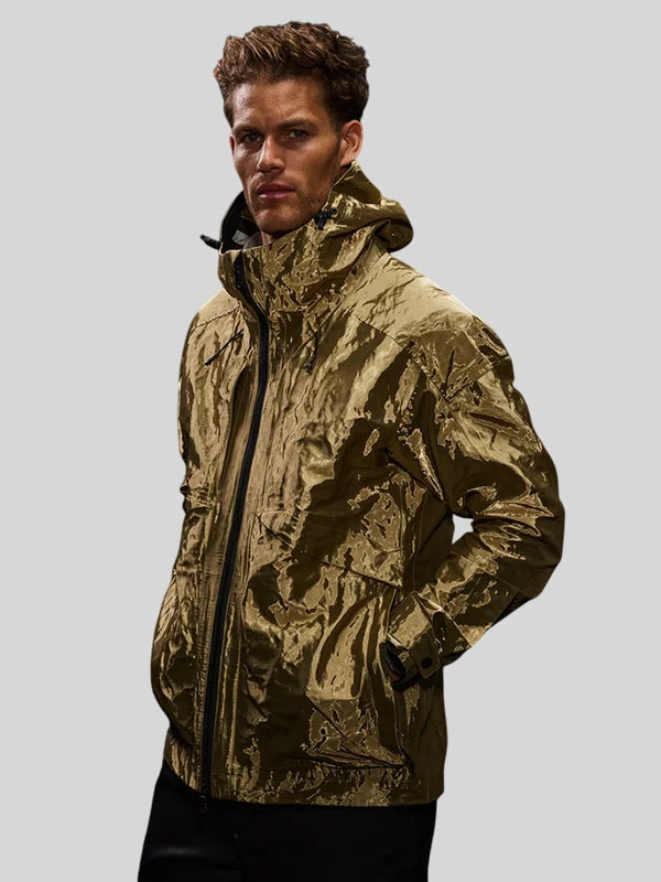 Mens Palmer Luckey Vollebak Copper Jacket In Gold For Sale