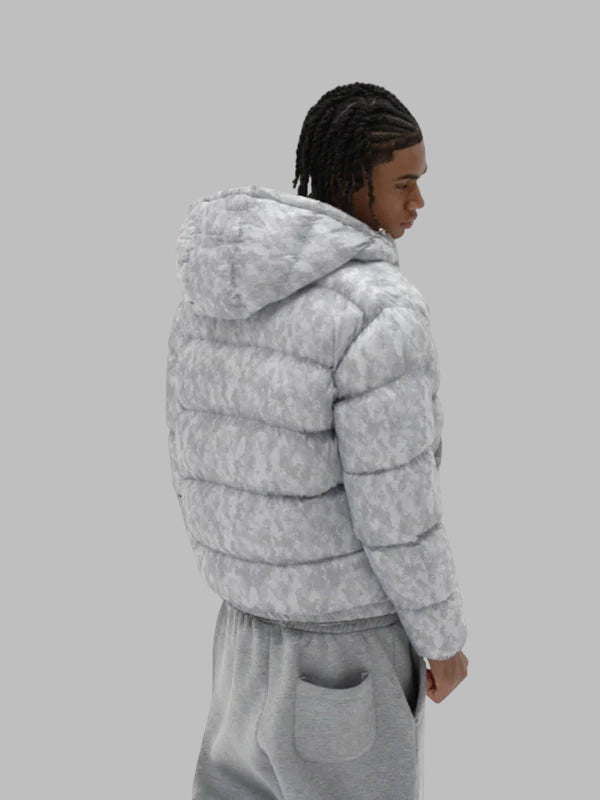 Mens Camo Puffer Jacket SUVENE