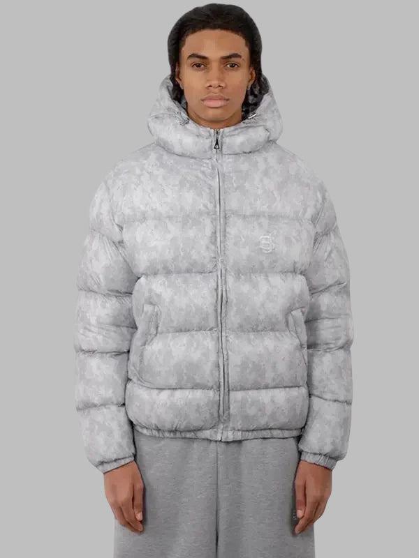 Mens Puffer Camo Jacket SUVENE