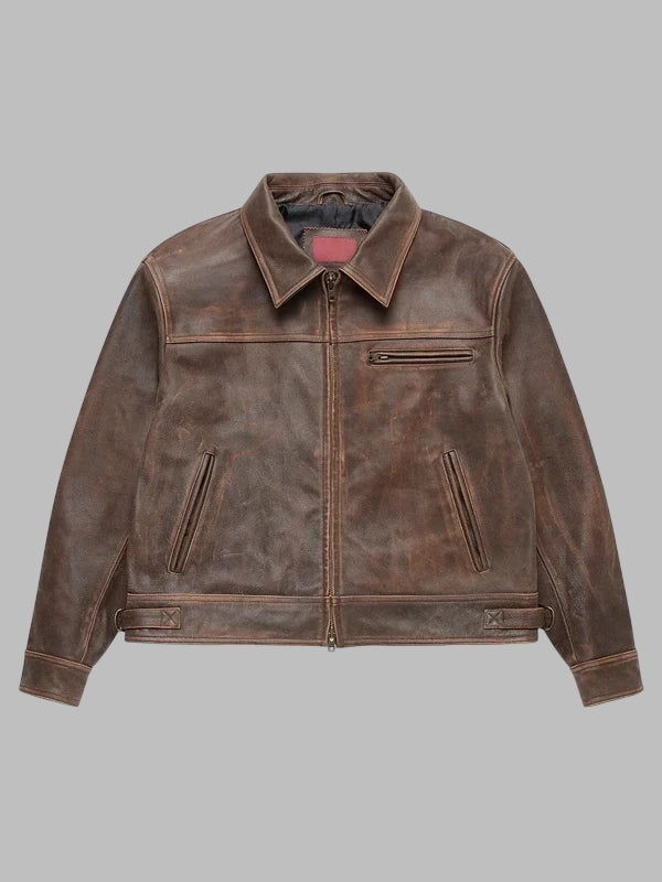 Mutimer Brown leather Jacket