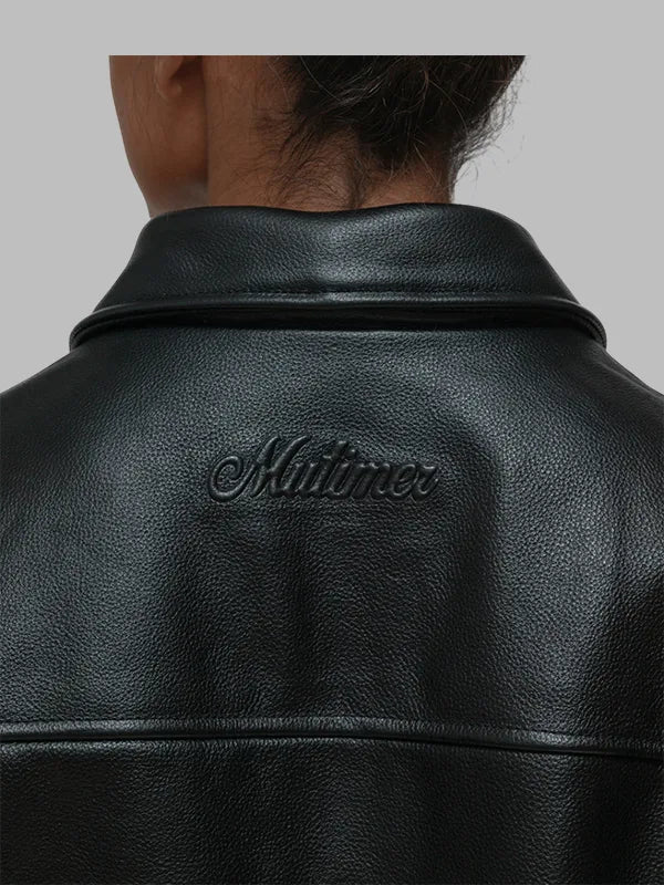 Mutimer Leather Jacket Black