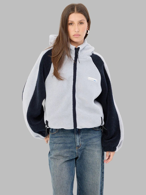 Neovision Gravity Hooded Greey Sherpa Jacket