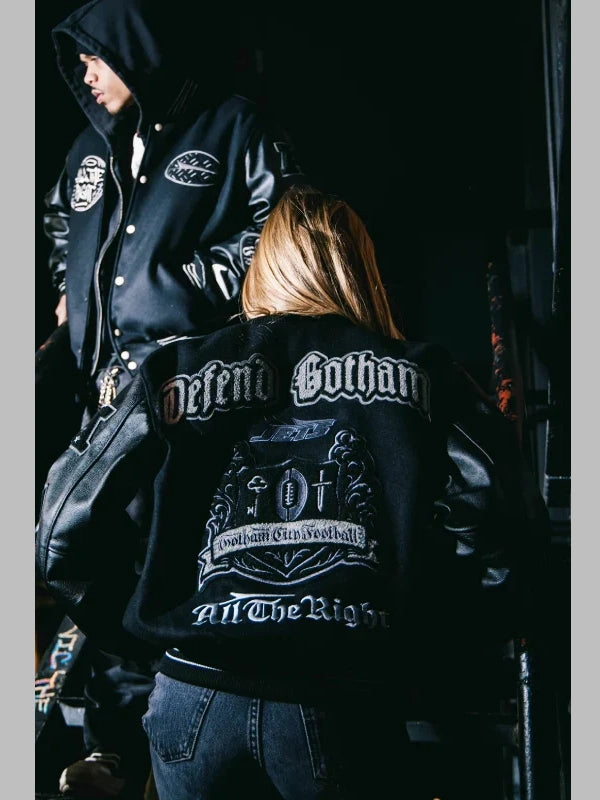 New York Jets x All The Right Rivalry Jacket Black