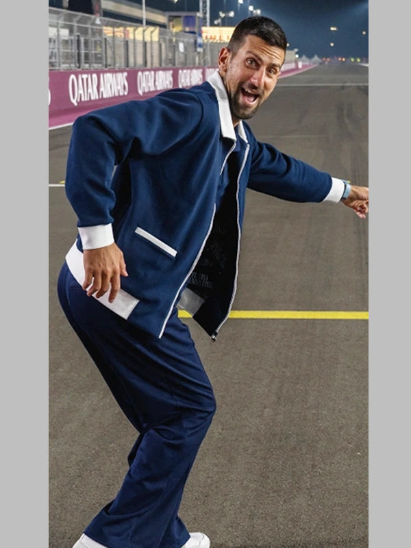 Novak Djokovic Formula 1 Qatar Grand Prix Jacket