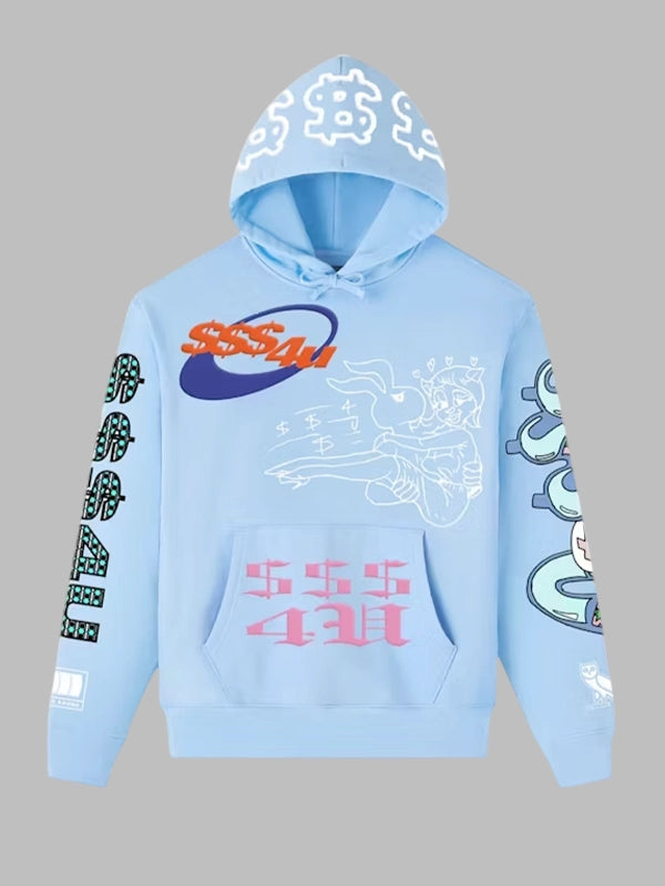 OVO $$$4U Blue Hoodie