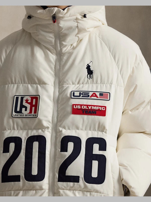 Olympic Team USA 2026 Closing Ceremony Down Jacket