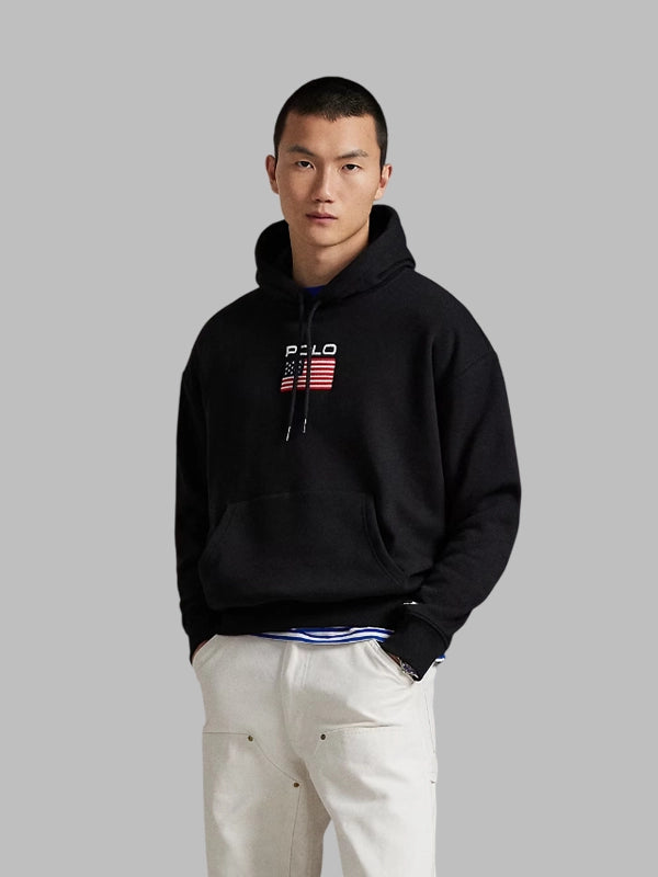 Olympics Pool USA Team Flag hoodie Black