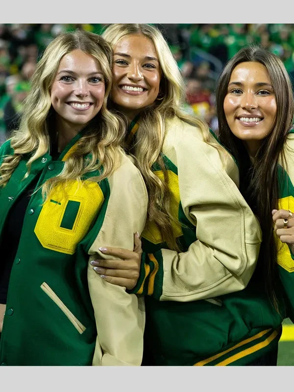 Oregon ducks letterman jacket mens
