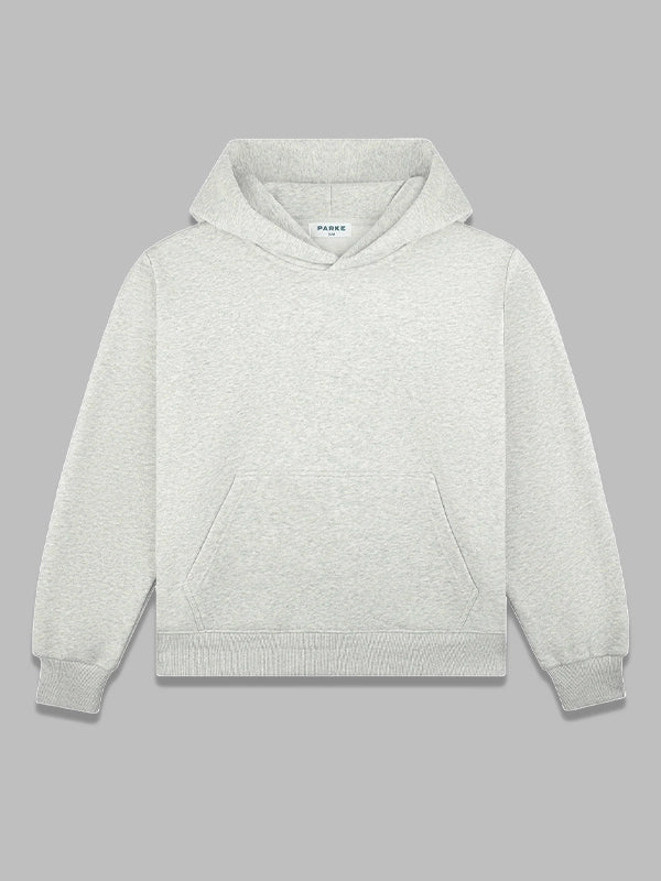 Parke Boston Graphic Hoodie Grey