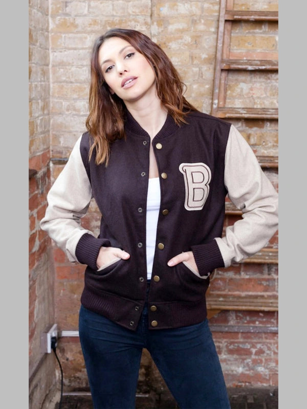 Payday 2 Hotline Miami Varsity Jacket Brown