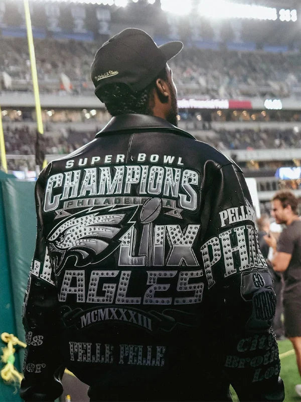 Pelle Pelle Meek Mill Eagles Bomber Jacket