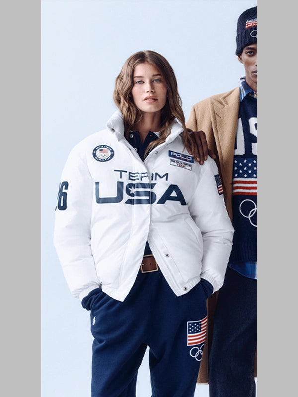 Polo Ralph LaurenTeam USA Graphic Down Puffer Jacket