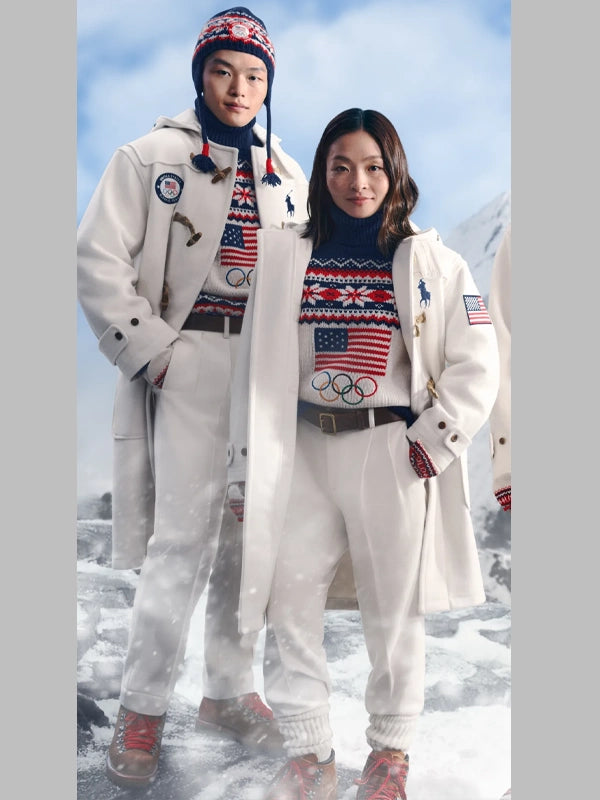 Polo Ralph Lauren Team USA Opening Ceremony Toggle Long Coat