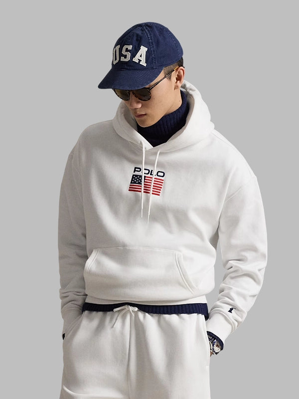 Polo Ralph Lauren USA Team 2026 Hoodie White