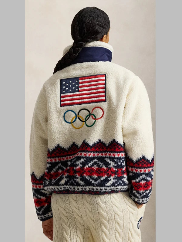 Ralph Lauren Team USA 2026 fur jacket
