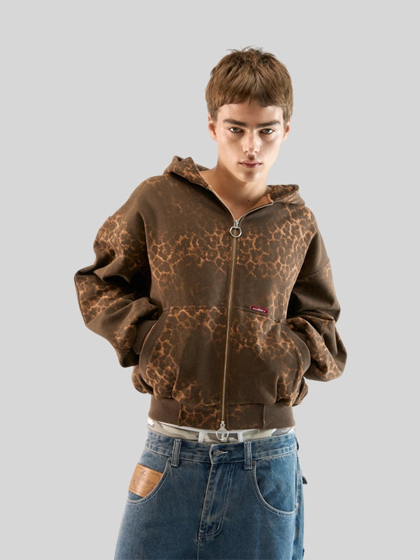 Scuffers Leopard Print Hoodie