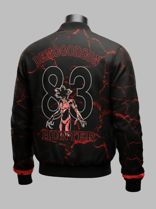 Stranger Things S05 Demogorgon Hunter Black Jacket