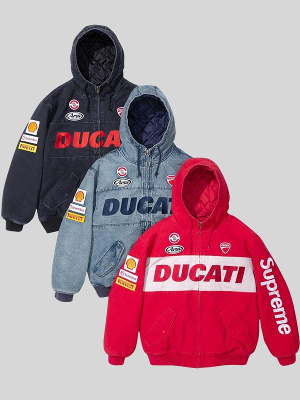 Supreme Ducati Hooded Racing Jacket