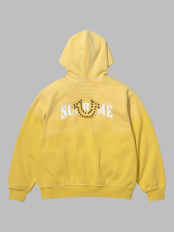 Supreme x True Religion Hoodie Sweatshirt Yellow