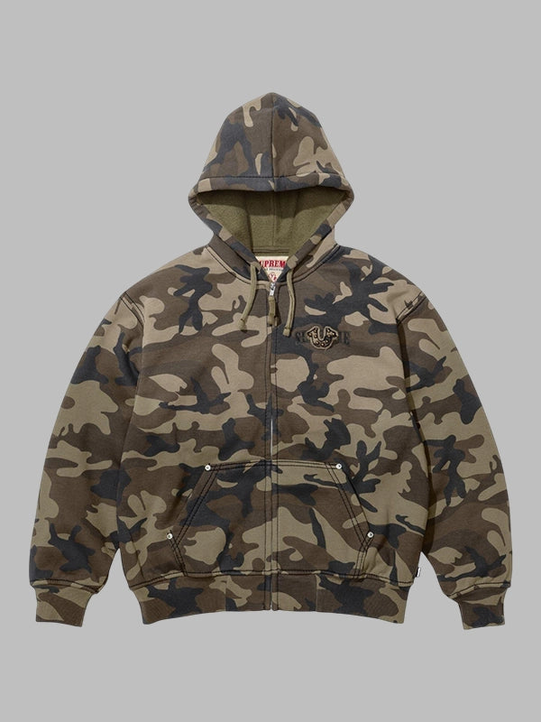 Supreme x True Religion Zip Up Hoodie Camo